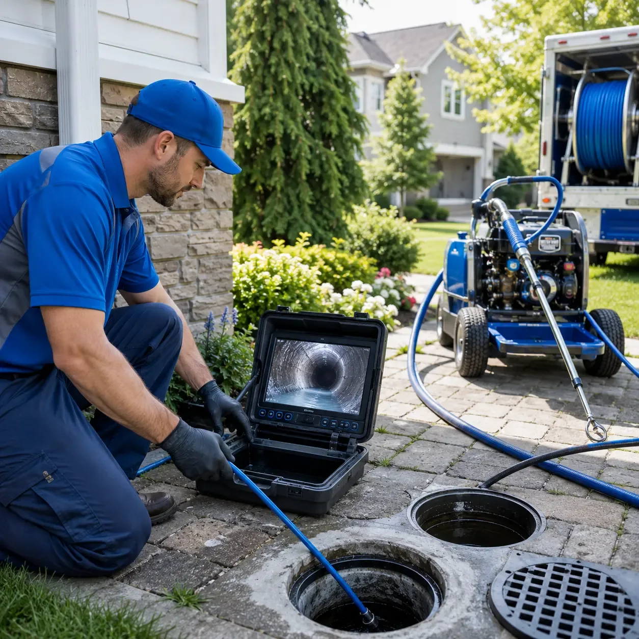 Outdoor drain cleaning professionals serving Blandburg, PA